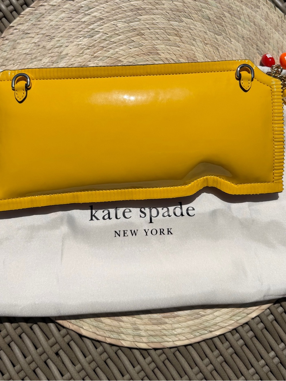 kate spade Yellow M&M's Logo Pouch - Picture 2 of 10